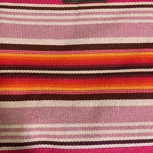 WRANGLER Tote‎ Striped Serape Southwestern Zip Closure Shoulder Bag Cowgirl NWOT - Picture 8 of 11